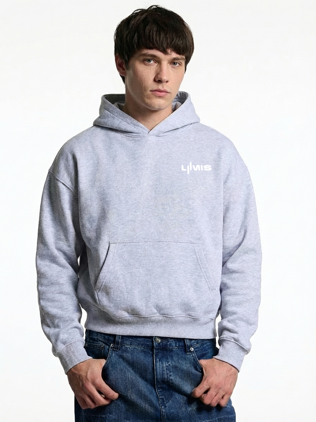 Hoodie LUMIS Love U – vue de face – French Terry 420 GSM – streetwear français